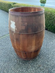 Wine Barrel - (Open Top)