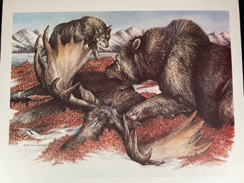 Doug Lindstrand Pencil Art  - 'Bears' Signed & Numbered 89/100