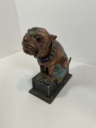 Cast Iron (Repro) Bulldog Bank - (DM)