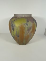Vintage Art Glass Vase - No Signature