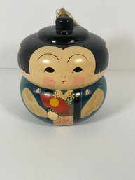 Vintage Japanese Kokeshi Trinket Box