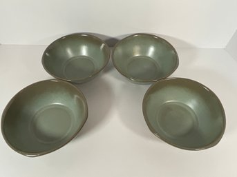 (4) Frankoma Pottery Cereal Bowls