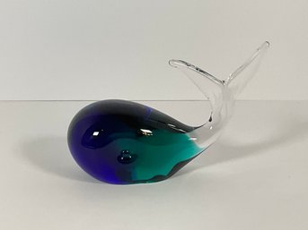 Blown Glass Whale ( By Bullocks Glass )