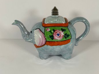 Goldcastle Handpainted Elephant Tea Pot - Japan