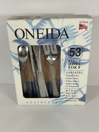 Oneida 53 Pc Stainless Flatware Set