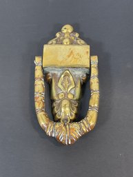 Vintage Brass Door Knocker - (DM)