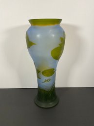 Galle' Repro Art Glass Vase - (DM)