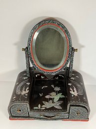 Stunning Japanese Lacquer & Abalone Doll Vanity