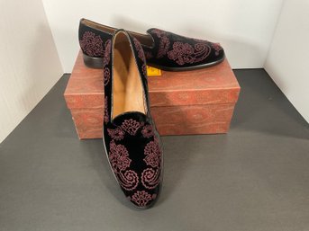 ETRO Patterned Jacquard Velvet Loafers - (DM)
