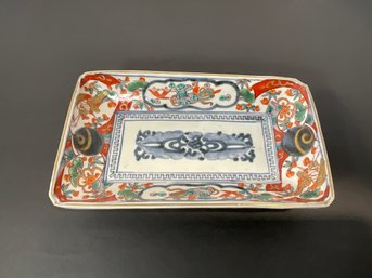 Japanese Imari Rectangle Dish - Mid 19th Century - (DM)