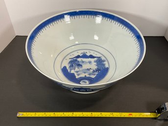 Chinese Porcelain Blue & White Bowl- (DM)