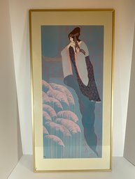 Art Deco 'The Evening' By Lillian Shao - Litho - 32 X 16'