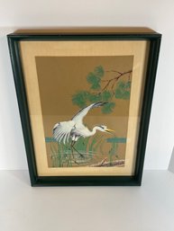 Japanese Paint / Crane - 17 X 13'