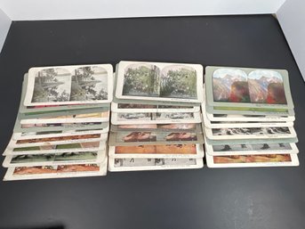 Collection Of Stereo Cards - Travel Related