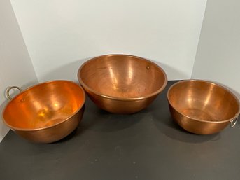 Copper Bowls - (DM)