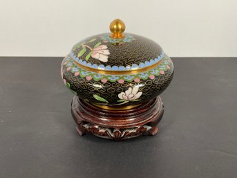 Japanese Cloisonne' Trinket Jar