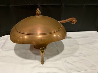 Vintage JC Moore (Tiffany & Co.) Copper Chafing Dish - (DM)