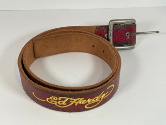 Vintage Ed Hardy Belt/Embroidered - (M)