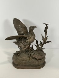 After Jules Moigniez  Bronze Bird Sculpture - (DM)