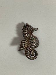 Vintage Sterling Seahorse - Mexico