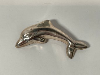 Sterling Dolphin Pin/Brooch