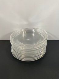 (12) Steuban Glass Luncheon Plates - (DM)