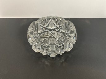 Brilliant Cut Glass Ashtray - (DM)