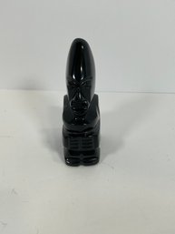 Black Onyx Carved Figure - (DM)