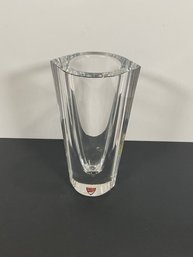 Orrefors Sweden Crystal Vase - (DM)