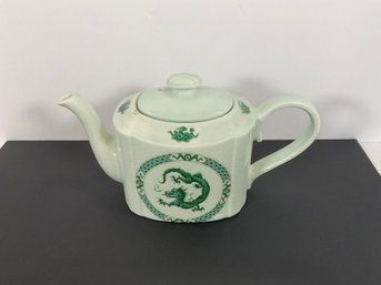 Arthur Wood England Celadon Green Dragon Tea Pot -