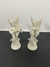 Vintage Dresden (Germany) Porcelain Angels - (DM)