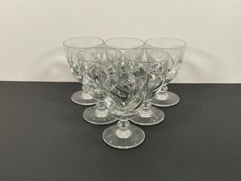 (6) Baccarat  Crystal 'Constantine' 3 1/2' Tall Glasses - (DM)