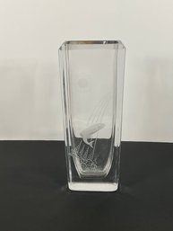 Edenfalk Skruf (Sweden) Art Glass Vase - (DM)