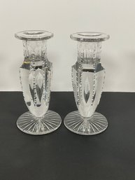Art Glass Candle Holders - (DM)