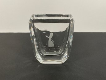 Vintage Skruf (Sweden) Art Glass Vase - (DM)