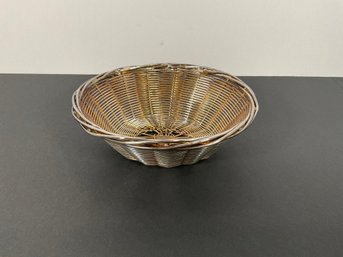 Small Silver Wire Basket - (DM)