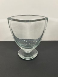 Heavy Art Glass Vase - (DM)