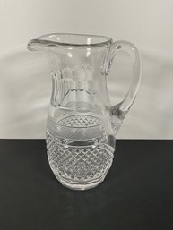 Cut Glass Water Pitcher - (DM)