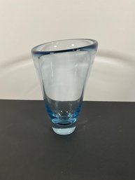 Vintage Holmgaard Glass Vase - (DM)
