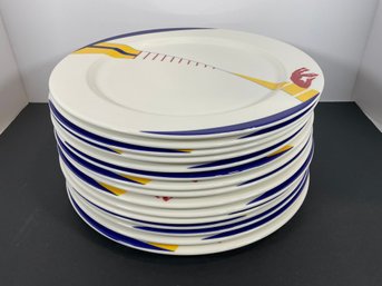 (15) Villroy & Boch Osteria Del Circo Dinner Plates  - 12 1/2'- (DM)