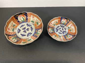 (2) Vintage Japanese Imari Bowls - (DM)