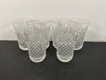 (6) Waterford Crystal Tall Glasses