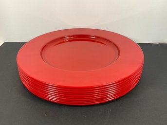 (10) Metal Chargers (Plates)