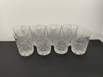 Tudor (england) Cut Crystal Whiskey Glasses - (DM)