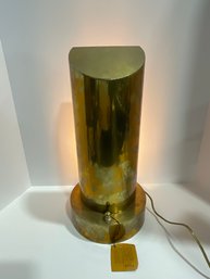 Mid-Century Coty Brass Reflective Lamp - (DM)