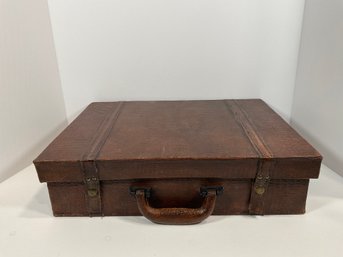 Antique Snakeskin Briefcase - (DM)