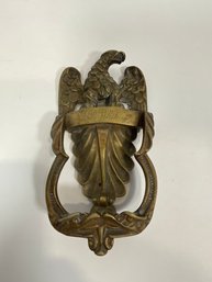 Vintage Brass Door Knocker - (DM)