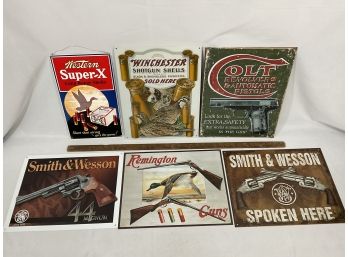 Firearm Signs (reproductions)