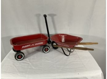 Radio Flyer Mini Wagon & Wheelbarrow