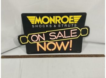 Monroe Shocks - Plastic Sign